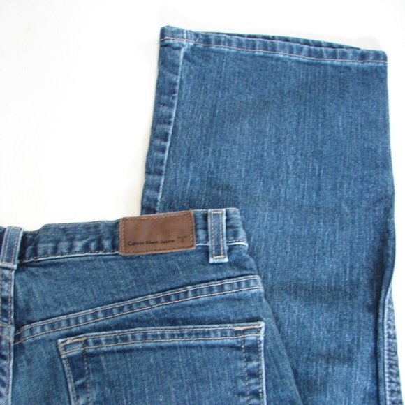 Calvin Jeans CK Boot Cut Stretch Sz 8 Darker Wash - Picture 7 of 14